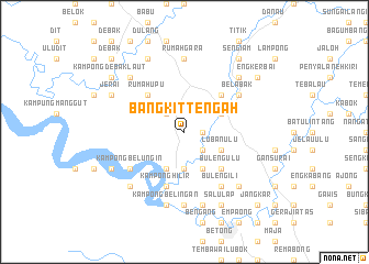 map of Bangkit Tengah