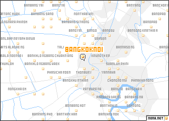 map of Bangkok Noi