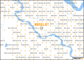 map of Bānglāt