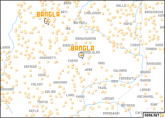 map of Bangla