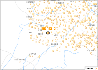 map of Bangla