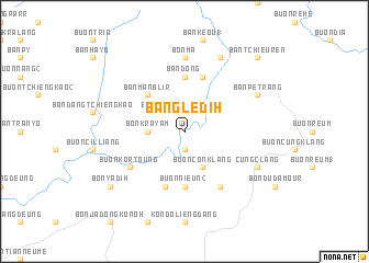 map of Ban Glé Dih