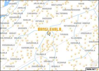 map of Bānglewāla