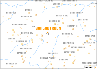 map of Ban Gnotkoum