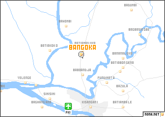 map of Bangoka