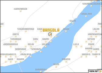 map of Bangola