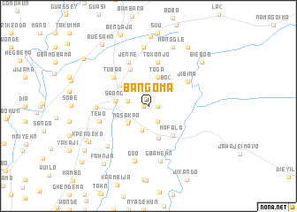 map of Bangoma
