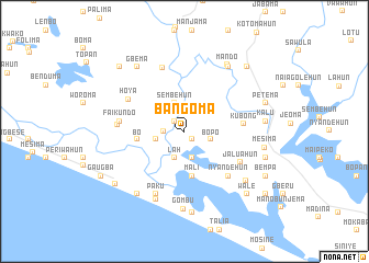 map of Bangoma