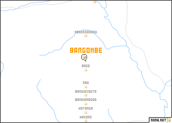 map of Bangombé