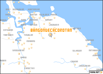 map of Bañgon de Cacorotan