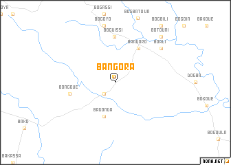 map of Bangora