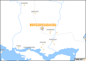 map of Bangorédoukou