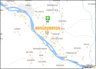 map of Bangou Banda