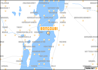 map of Bangoubi