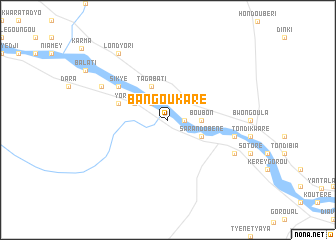map of Bangou Karé
