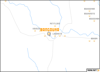 map of Bangouma