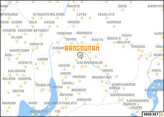 map of Bangounam