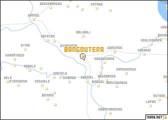 map of Bangou Téra