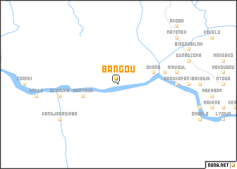map of Bangou