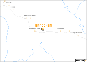 map of Bangowen