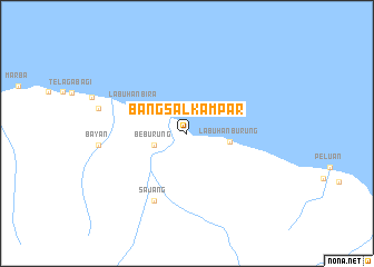 map of Bangsalkampar