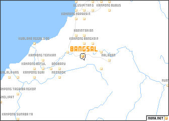 map of Bangsal