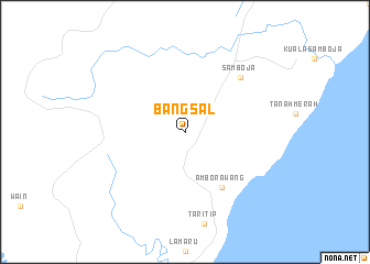 map of Bangsal