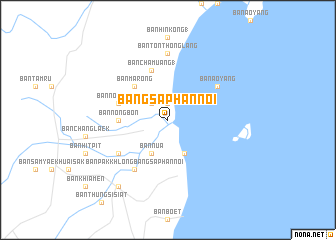 map of Bang Saphan Noi