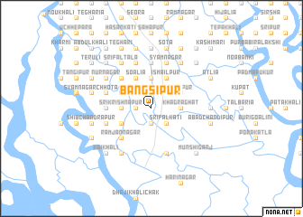 map of Bangsipur