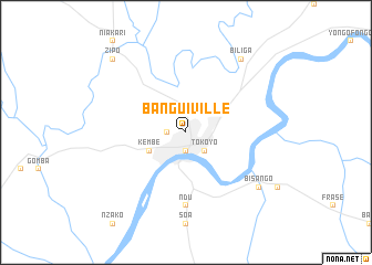 map of Bangui Ville