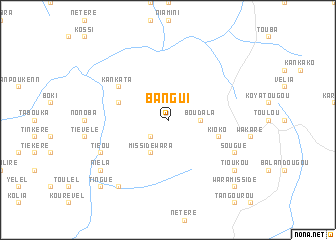 map of Bangui