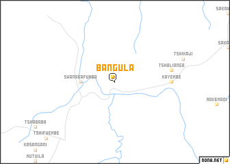 map of Bangula