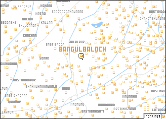 map of Bangul Baloch