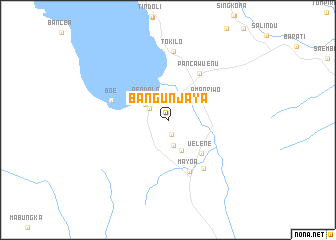 map of Bangunjaya