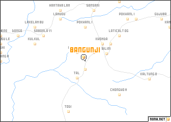 map of Bangunji