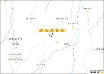 map of Bangunpurba