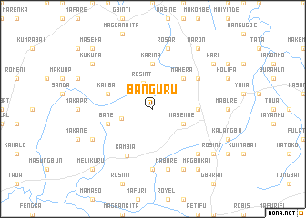 map of Banguru
