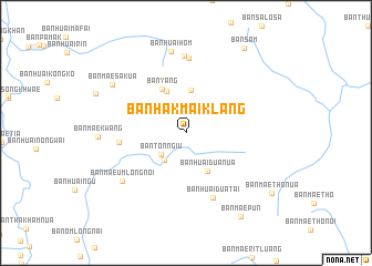 map of Ban Hak Mai Klang