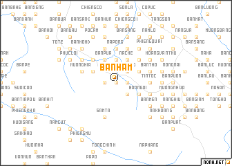 map of Bản Hàm