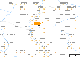 map of Bản Ham