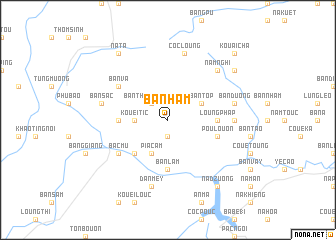 map of Bản Ham