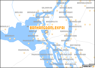 map of Ban Hangdonlékfai