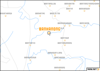 map of Ban Hanong