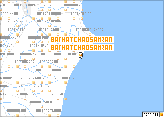 map of Ban Hat Chao Samran