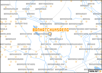 map of Ban Hat Chum Saeng