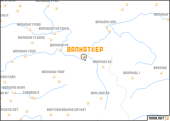 map of Ban Hatkèp