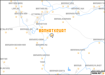 map of Ban Hat Kruat