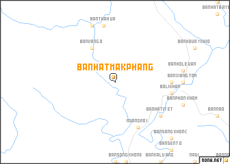 map of Ban Hatmakphang