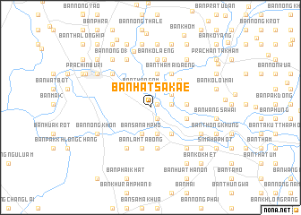 map of Ban Hat Sakae