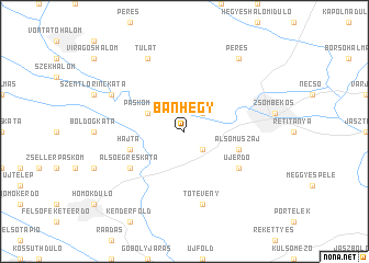 map of Bánhegy